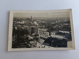 PHOTO KIELCE GENERAL VIEW, STAMP 1939, SWASTIKA