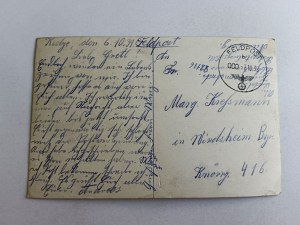 PHOTO KIELCE GENERAL VIEW, STAMP 1939, SWASTIKA