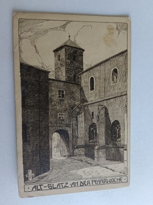 POSTCARD KLODZKO GLATZ CHURCH