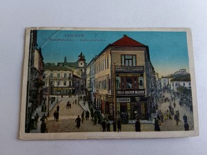 POSTCARD PRZEMYŚL PRZEMYŚL FRANCISZKAŃSKA I KAZIMIERZOWSKA STREET, STAMP, 1911