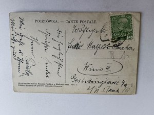 POSTCARD PRZEMYŚL PRZEMYŚL FRANCISZKAŃSKA I KAZIMIERZOWSKA STREET, STAMP, 1911