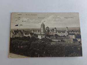 POSTCARD POZNAŃ POSEN ACADEMY, STAMP, STAMP, 1913