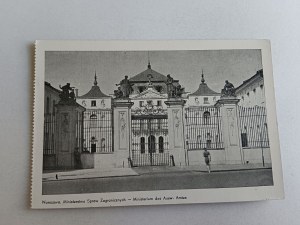 POSTCARD WARSAW MINISTRY OF FOREIGN AFFAIRS