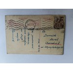 POSTCARD WARSAW HOTEL POLONIA, STAMP, STAMP 1953