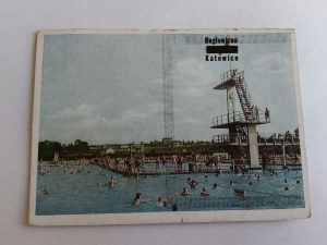 POSTCARD KATOWICE SWIMMING POOL BUGLOWIZNA