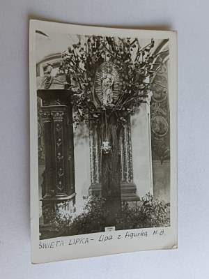 PHOTO OF SAINT LINDEN TREE WITH MB STATUE