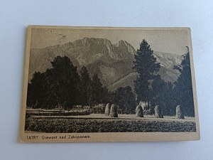 POSTCARD TATRA ZAKOPANE, GIEWONT, STAMP, 1948, HARVEST
