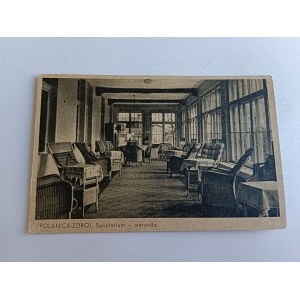 POCZTÓWKA POLANICA ZDRÓJ SANATORIUM WERANDA