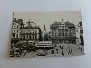 POSTCARD CIESZYN MARKET, TRUNCATED