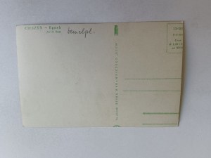 POSTCARD CIESZYN MARKET, TRUNCATED