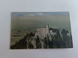 POSTCARD KARKONOSZE CASTLE CHOJNIK KYNAST, STAMP 1910