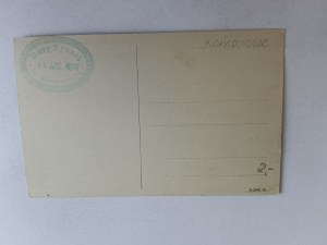 POSTCARD KARKONOSZE CASTLE CHOJNIK KYNAST, STAMP 1910