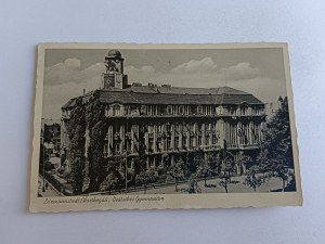 POSTCARD BOAT LITZMANNSTADT GYMNASIUM, STAMP, STAMP 142 R