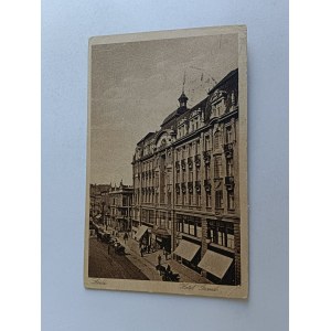 POSTCARD BOAT HOTEL GRAND STAMP 1928
