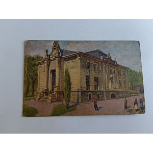 POCZTÓWKA KRAKÓW PAŁAC SZTUKI, ZNACZEK, STEMPEL
