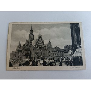 POCZTÓWKA WROCŁAW BRESLAU RATUSZ