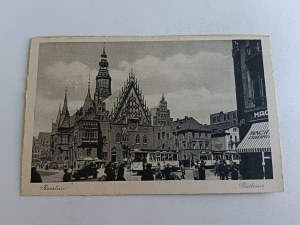 POSTCARD WROCŁAW BRESLAU CITY HALL