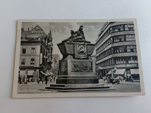 POSTCARD WROCŁAW BRESLAU MONUMENT, STAMP, STAMP 1945