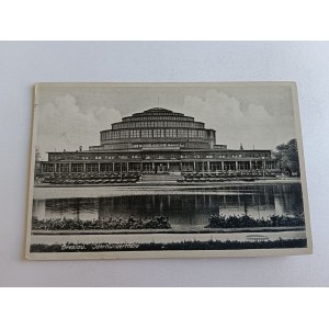 POHLEDNICE BRESLAU BRESLAU PEOPLE'S HALL ZNÁMKA 1941