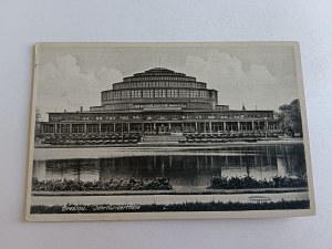 POSTCARD BRESLAU BRESLAU PEOPLE'S HALL STAMP 1941