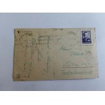 POCZTÓWKA WARSZAWA POMNIK JANA KILIŃSKIEGO, ZNACZEK, 1950 R