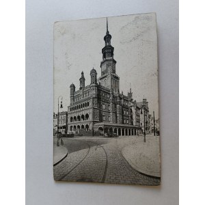 POCZTÓWKA POZNAŃ POSEN RATUSZ, STEMPEL 1916 R