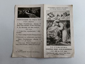 MEMENTO OF THE HOLY JUBILEE YEAR 1933