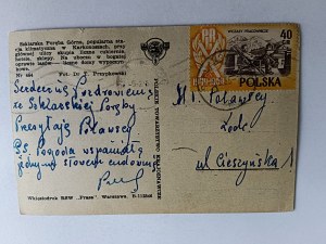 POSTCARD SZKLARSKA PORĘBA, KARKONOSZE, FOT PRZYPKOWSKI, STAMP