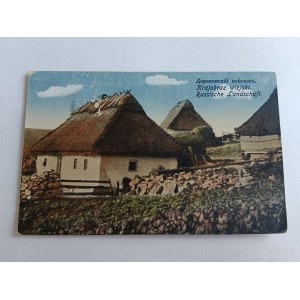 POCZTÓWKA WIEŚ KRAJOBRAZ WIEJSKI RUSSISCHE LANDSCHAFT