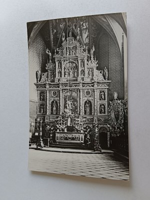 POSTCARD BIECZ PARISH CHURCH, MAIN ALTAR