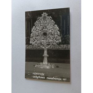 ZDJĘCIE HENRYKÓW ZABYTKOWA MONSTRANCJA