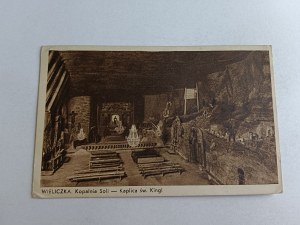 POSTCARD WIELICZKA SALT MINE ST. KINGA'S CHAPEL