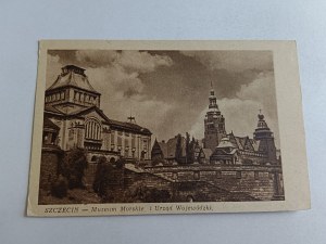 POSTCARD SZCZECIN MARITIME MUSEUM AND PROVINCIAL OFFICE