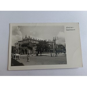 POCZTÓWKA KRAKÓW SUKIENNICE, ZNACZEK, STEMPEL