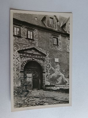 POSTCARD WAŁBRZYCH PORTAL OF GRODNO CASTLE ZAGÓRZE ŚLĄSKIE