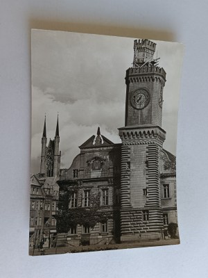 POSTCARD PRL ŚWIEBODZIN TOWN HALL