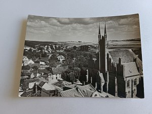 POSTCARD PRL ŚWIEBODZIN CITY FRAGMENT