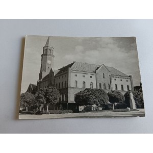 POCZTÓWKA PRL KĄTY WROCŁAWSKIE RATUSZ ZABYTKOWA WIEŻA