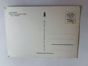 POSTCARD PRL POWROŹNIK CHURCH, DAMAGED
