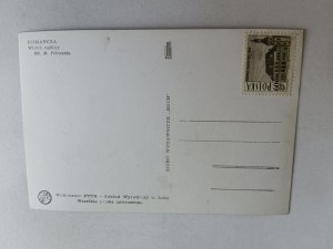 POSTCARD PRL KOMANCZA GENERAL VIEW, STAMP
