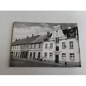 POCZTÓWKA PRL KOŹMIN RATUSZ I RYNEK