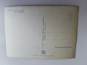 POSTCARD PRL OTMUCHOW SPARROW TOWER