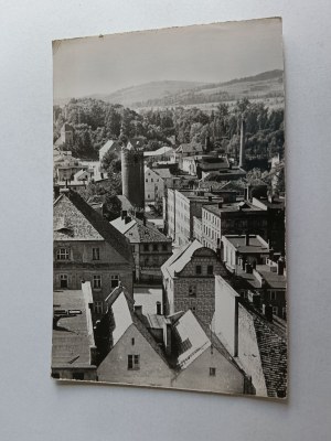 POSTCARD PRL PACZKÓW GENERAL VIEW
