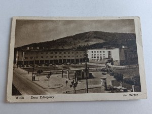 POSTCARD WISLA SPA HOUSE, STAMP, STAMP