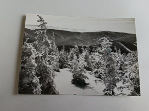 POSTCARD PRL SLASKIED BESKID VIEW FROM SKRZYCZNE TO RAM MOUNTAIN, STAMP