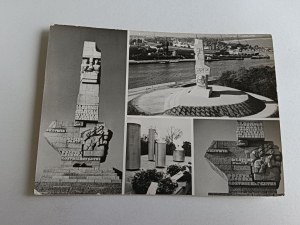 POSTCARD PRL GDANSK WESTERPLATTE MONUMENT