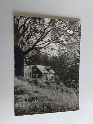 POSTCARD PRL MIĘDZYGÓRZE, PTTK SHELTER MARIA ŚNIEŻNA