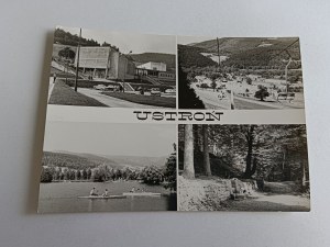 POSTCARD PRL USTROŃ GLADE CHAIRLIFT STATION TO CZANTORIA