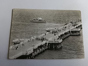 POSTCARD PRL SOPOT PIER, SHIP
