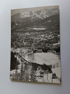 POSTCARD PRL ZAKOPANE VIEW FROM GUBAŁÓWKA
